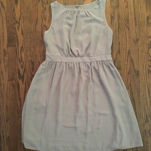 Tevolio Gray Chiffon Dress Size 14